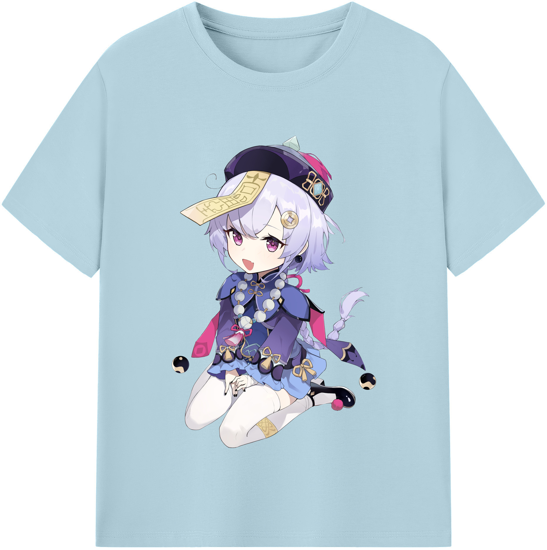 げんし神 七七 なな  genshin Nana 綿100％半袖Tシャツ（フロントプリント）